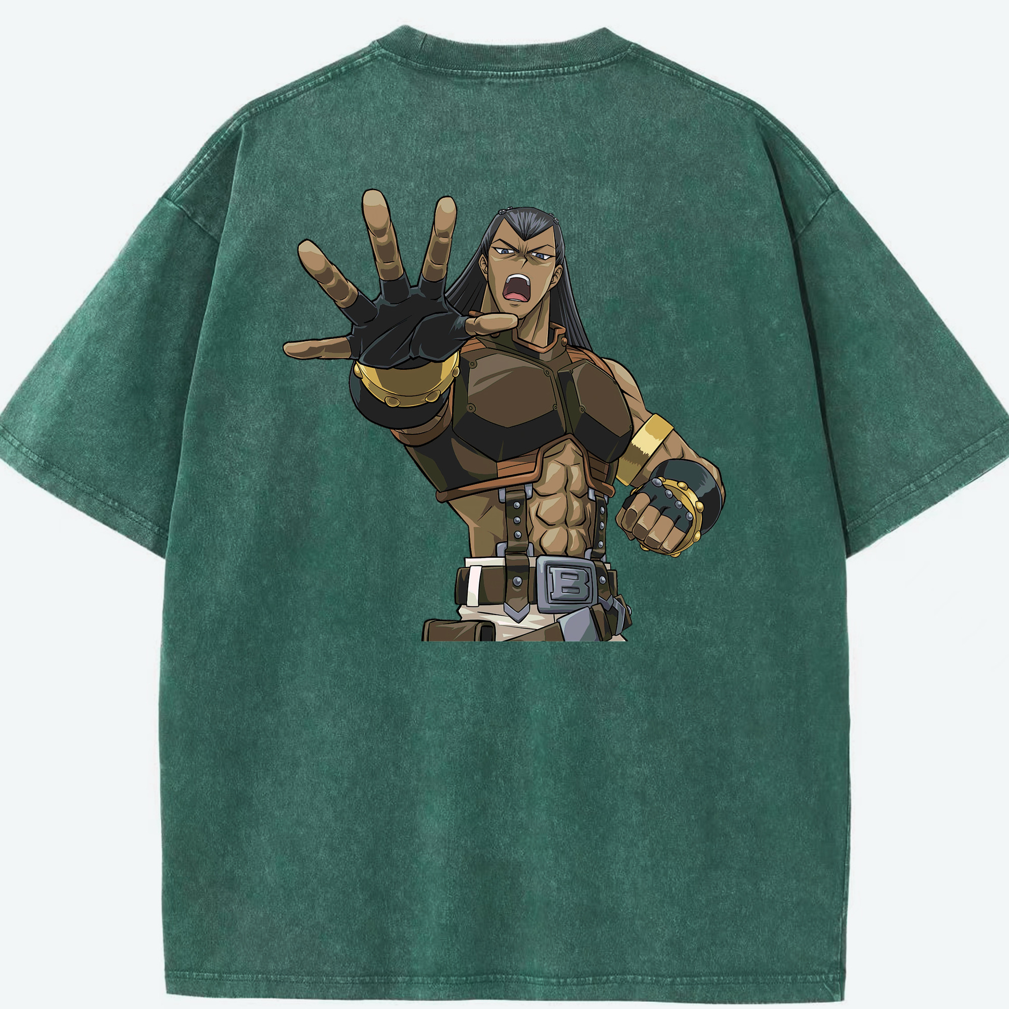 （画像用） 遊☆戯☆王 Yu-Gi-Oh! 綿100% ヴィンテージ風 半袖Tシャツ（背面プリント）